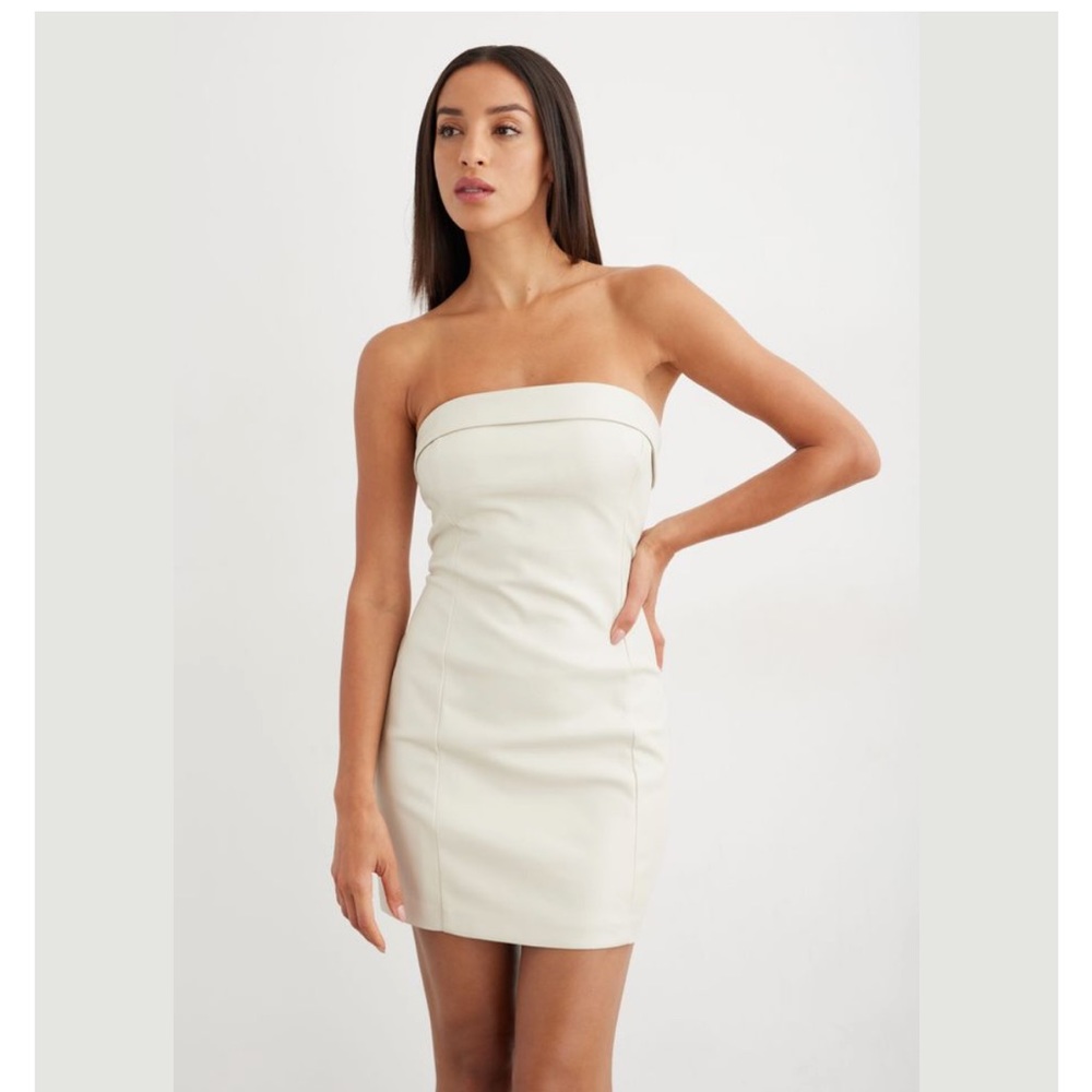 Dynamite faux leather mini dress